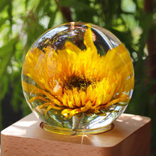 Load image into Gallery viewer, Wedding Gift for Best Friend- Preserved Sunflower in Resin
