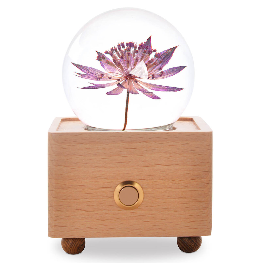 birthday gifts for mom Great Masterwort Crystal Ball Bluetooth Speaker with LED Mood Light lightue